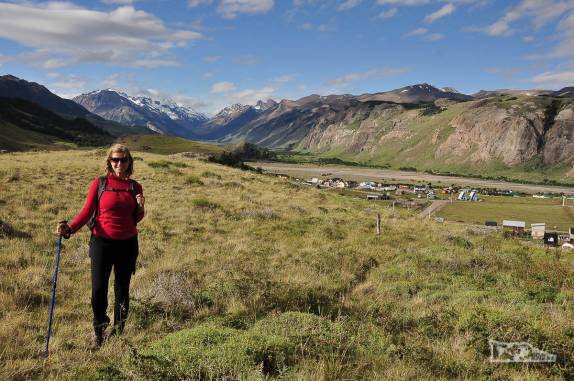 Após dois dias de caminhada no parque Los Glaciares, chegando de volta à El Chaltén, no sul da patagonia argentina